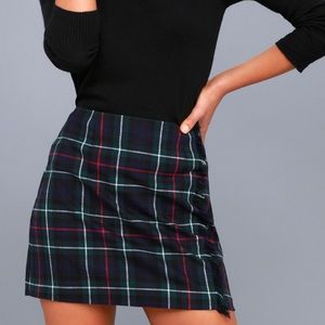 BB DAKOTA PLAID SKIRT